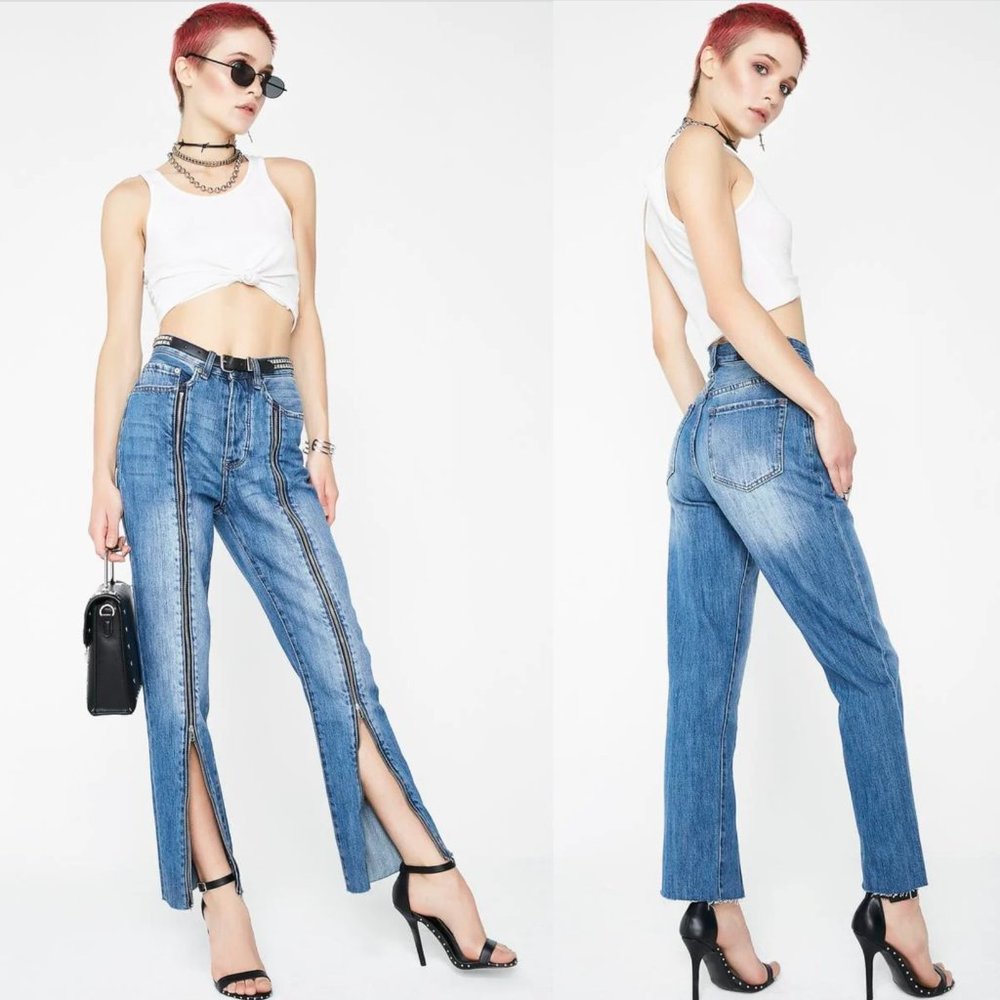 NEON BLONDE Blue Jeans